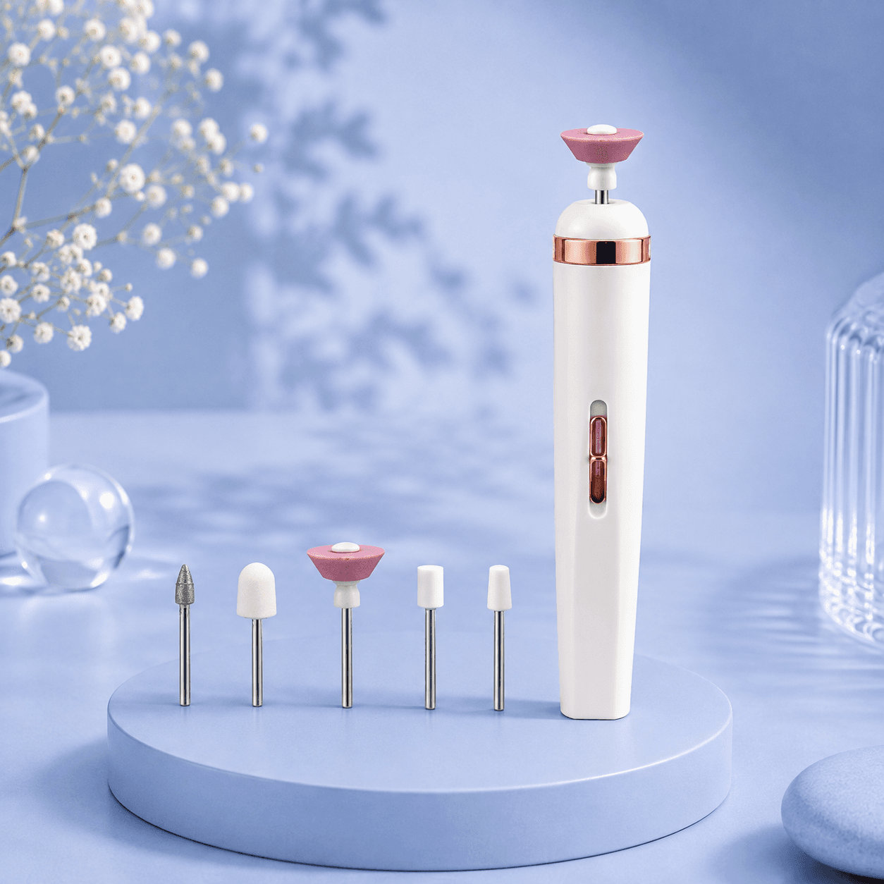 Kit 5×1 Nails — Lixa Portátil Recarregável Multifuncional