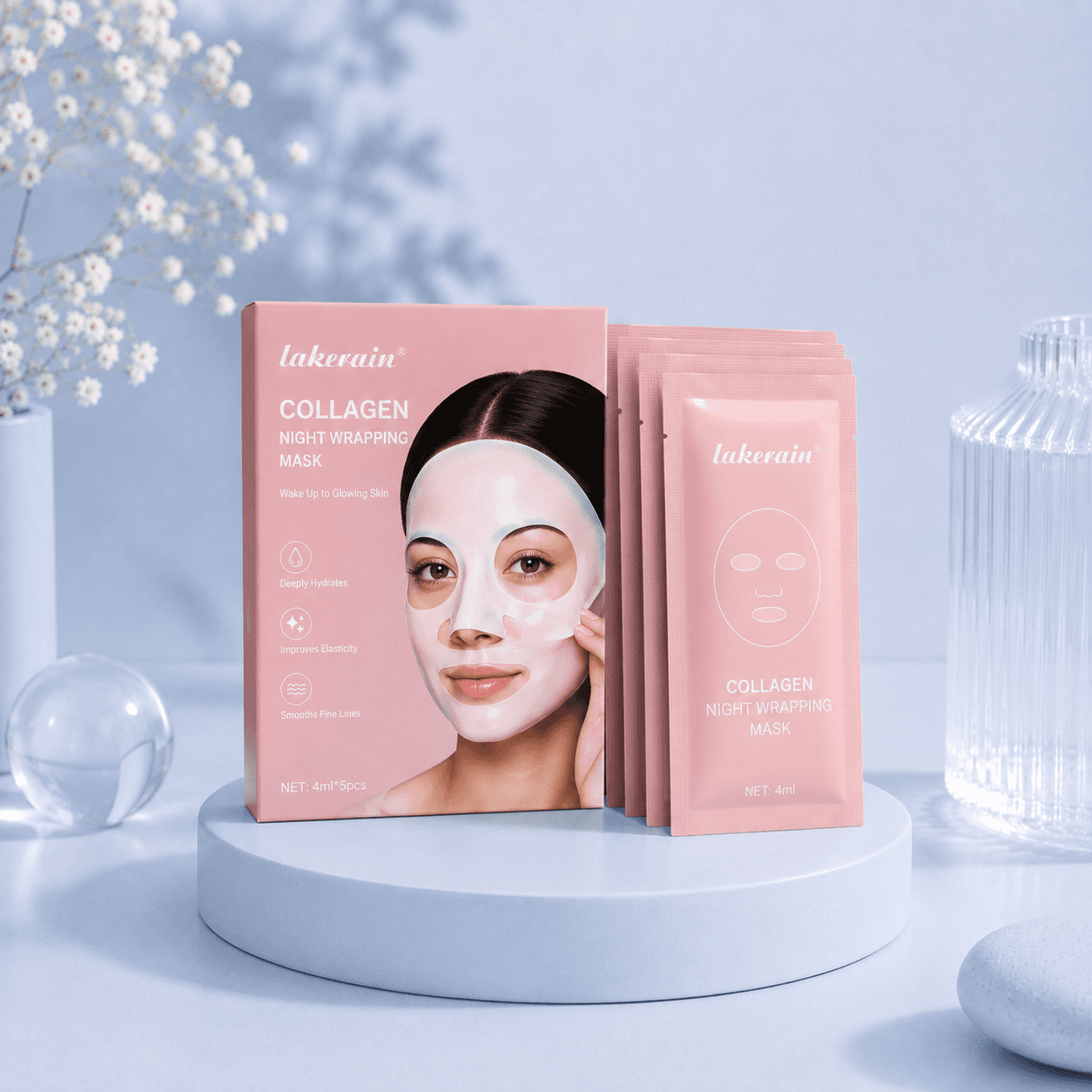 Bio-Colágeno Premium — Máscara Facial de Alta Aderência