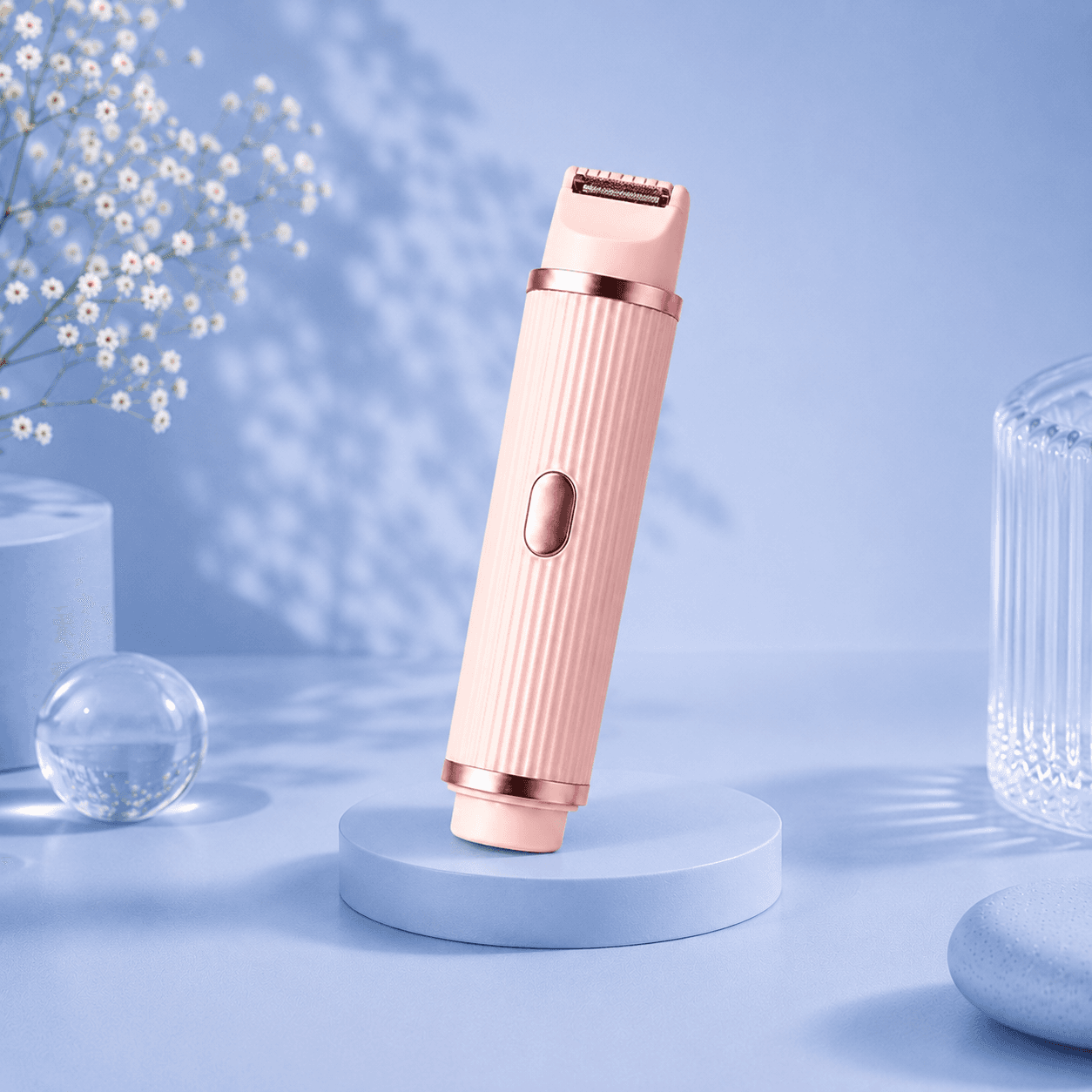 Fiovera™ Depiladora Elétrica Recarregável 2 em 1 – À Prova d’Água